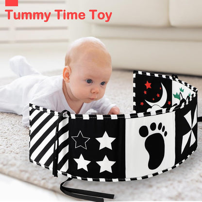 Black and White Baby Toys, High Contrast Newborn Toys 0-3 Months Brain Development